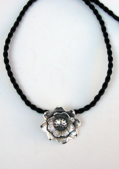 Hill Tribes Silver Flower Necklaces