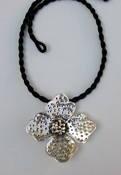 Hill Tribes Silver Flower Necklaces