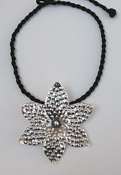 Hill Tribes Silver Flower Necklaces