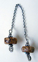 Picture Jasper and Sterling Silver Pendulum