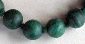 Matte Finish Jade Bead Necklace