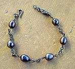 Silver Pearl Bracelet