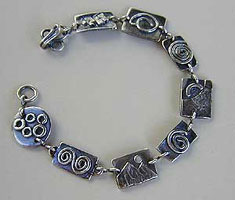 Sterling Silver "VJ Originals" Bracelet by Vicky Jousan