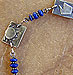 lapis ankle bracelet