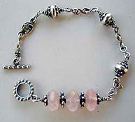 Sterling silver Pendulum bracelet for Spiritual Response Therapy by Vicky Jousan